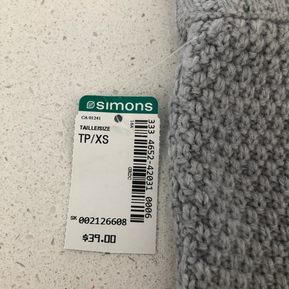 Grey Sweater Skirt from Simons - Picture 3 of 4